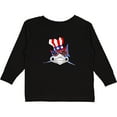 thumbnail image 3 of Inktastic 4th of July Patriot Shark Boys or Girls Long Sleeve Toddler T-Shirt, 3 of 5