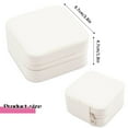 thumbnail image 5 of Dalrosia Travel Jewelry Box, Small Jewelry Travel Organizer Case for Girls Women, 5 of 7
