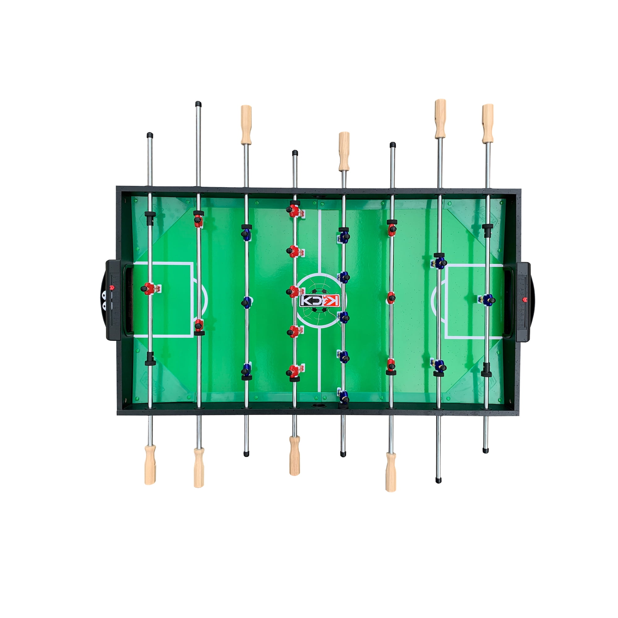 KICK Defender 48″ 10-in-1 Multi-Game Table (Black) - Combo Game Table Set - Foosball, Billiards, Glide Hockey, Ice Hockey, Table Tennis, Chess, Backgammon, Draughts, Bowling, Shuffleboard for Family