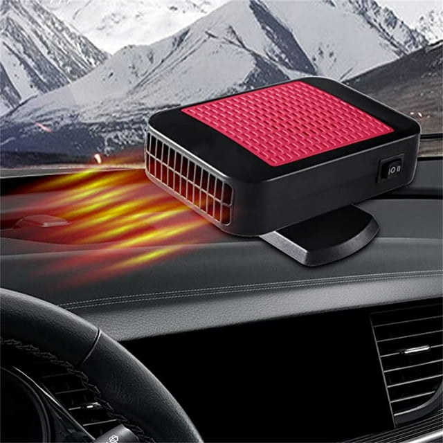 Oliegs Heated Blanket Car Heater 12 V 200 W Car Heater 2 In 1 Heater Fan Defrost Fancar Replacement Heater For Car / SUV / Truck / RV / Camper Chocolate