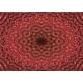 thumbnail image 1 of Ahgly Company Machine Washable Indoor Rectangle Transitional Grapefruit Red Area Rugs, 7' x 10', 1 of 7