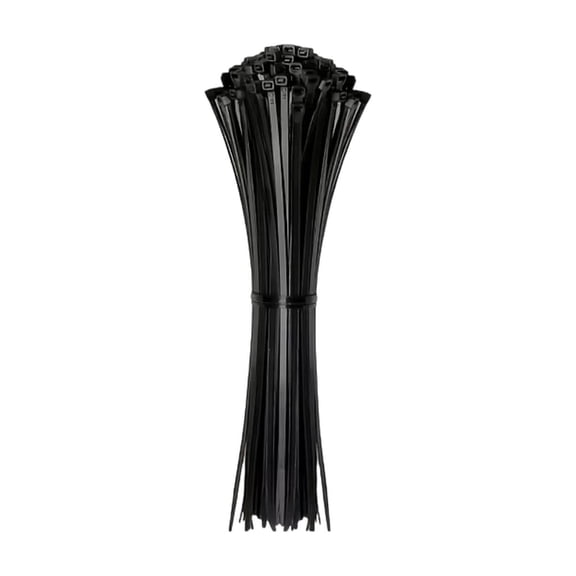 Nylon Cable Ties Self-Locking Zip Ties Heavy Duty Wire Wrap 3*100mm 100PCS Width 1.9mm Non-Standard Multi-Purpose Plastic Tie Wraps for Home Office Cable Management