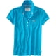 thumbnail image 1 of Polo Aeropostale A87 con bolsillo para mujer, azul, mediano Aeropostale  Polo, 1 of 1