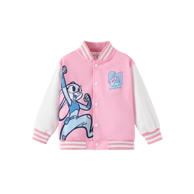 Chaqueta Disney Zootopia Judy Hopps Varsity Bomber para niñas de 10 a 11 años