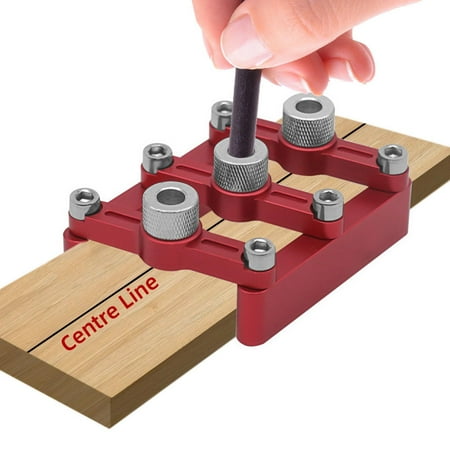 

Dowel Jig for Straight Holes Woodworking Dowel Drill Guide kits Accurate Convenient Woodworking Dowel Hole drill Guide for Craft Furniture 3 drill bushing
