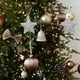 thumbnail image 2 of 24 Uds. Estrella de cinco puntas decoraciones para árboles de Navidad adornos colgantes de Navidad, 2 of 4