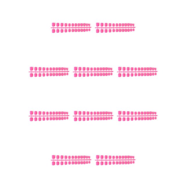 Guardurnaity 24 Pack Frosted Press on Nails DIY Exquisito estilo francés Colorfast Personalidad Acrílico Nail para amantes de la manicura 14pink 14 rosa 10Conjunto
