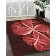 thumbnail image 2 of Ahgly Company Indoor Round Patterned Grapefruit Red Area Rugs, 6' Round, 2 of 6