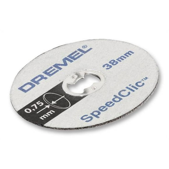 DREMEL - Disques de Coupe en Métal EZ SpeedClic 14mm x 38mm, Lot de 5