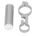 thumbnail image 3 of Extensor de manillar de bicicleta de aleación de aluminio, multifuncional, para soporte de teléfono ligero, color titanio, 3 of 14