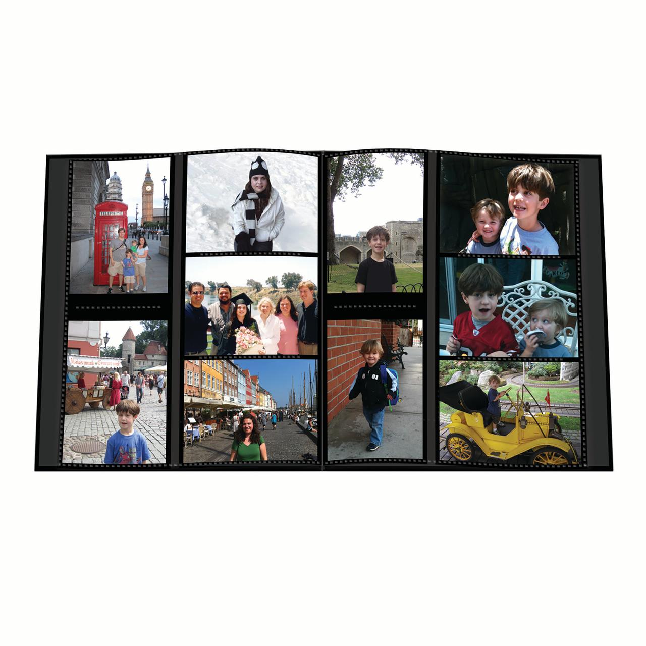 Pioneer Photo Albums Family Collage Frame Cover Large Leatherette 240 Pkt 4x6 Photo Album, Black - image 2 of 2