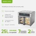 thumbnail image 2 of Horno Electrico y Freidora de Aire, Panel digital con 18 funciones, Tamaño XL 25 Lts AVERA HPF01, 2 of 9