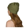 thumbnail image 2 of Gravity Threads Knit Soft Stretch Beanie Cap, Olive, 2 of 2