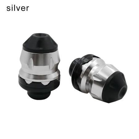 High Quality Aluminum Alloy E-Bike Durable Anti Crash Protector Electric Scooter Accessories Slider Cups Shockproof SILVER