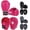 Pink, variant on Kruzak Plain Focus Mitts and Boxing Gloves Set for Kickboxing and Muay Thai MMA Training - Fitness Kit with Punching Pads for Martial Arts and Karate (Black, 10 oz)