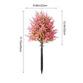 thumbnail image 6 of Artificial Plants Outdoor Pointed-Leaf Lavenders Ground Stake 45cm Tall Faux Spike for Garden Patio Decor, 6 of 6