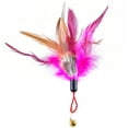 thumbnail image 1 of Cat Teaser Replacement Creative Faux Feather Cat Training Toy Cat Play Toy, 1 of 5