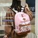 thumbnail image 2 of Guardurnaity Mochila escolar de tela Oxford para niñas Cherry con 3 lazos, mochila de tela Oxford con bolsa, mochila escolar primaria, juego de 3 Mochilas tipo+5, 2 of 6