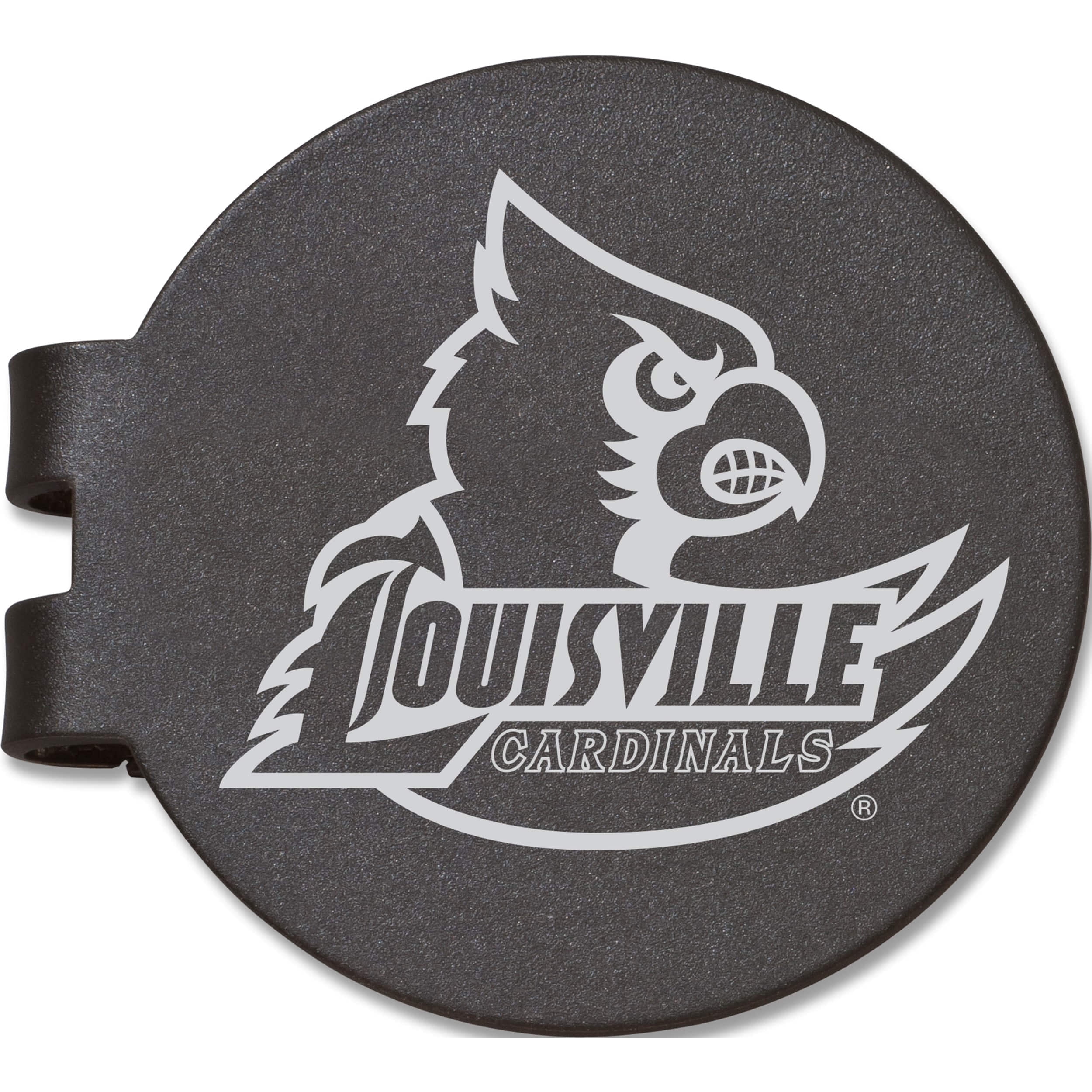 Stainless Steel Univ Of Louisville Black Prevail Engraved Money Clip (53 X  24) Made In China ul096-mc 