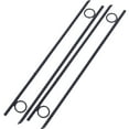 Sturdy and Reliable Set of 4 Heavy Duty 18 Inch Steel Rebar Stakes with