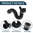 thumbnail image 4 of Manguera de radiador Unique Bargains para Mercedes-Benz W222 2017 No.2225014291 Tubo de agua calefactor de goma y metal negro 1 pieza, 4 of 6