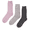 LIGHT PURPLE, variant on Muk Luk Boot Sock, 3pk