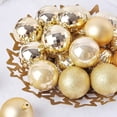 thumbnail image 3 of Bolas de plástico navideñas 36 adornos para árboles de Navidad Bolas navideñas colgantes Juego de Navidad, 3 of 5