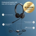 thumbnail image 2 of Auricular con cable Jabra Evolve 20 de doble oído USB-C/A negro, 2 of 6
