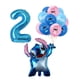 thumbnail image 3 of Decoración para fiesta de cumpleaños de Disney Stitch, vajilla, mantel, telón de fondo, pancarta, vasos de papel, platos, globos azules y rosados, suministros para bebé, 3 of 5