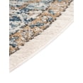 thumbnail image 6 of Unique Loom Nyla Collection Area Rug - Winner (5' 3" x 8' Oval Blue/Dark Gray), 6 of 7