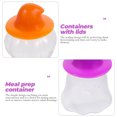 thumbnail image 3 of SHINYPASING 4pcs Pumpkin Container Assorted Color Portable Storage Restaurant, 3 of 8