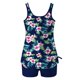 thumbnail image 4 of Traje de baño conservador tankini para mujer, estampado, talla grande, de dos piezas, dividido, traje de baño de dos piezas, traje de baño tankini para mujer, traje de baño de 2 piezas para mujer, tra, 4 of 5