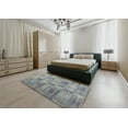 thumbnail image 4 of Ahgly Company Indoor Rectangle Contemporary Dark Gray Abstract Area Rugs, Swatch Sample, 4 of 6