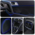 thumbnail image 5 of Tira decorativa del coche, línea decorativa interior, modificación interior, espacio especial del panel de la puerta, tira brillante decorativa del salpicadero (azul), 5 of 5