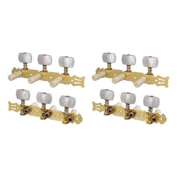 Soidarity Teclas de afinación de guitarra Reemplace la pieza Pearl White Premium DIY Durable para guitarras Type1 NO1
