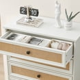 thumbnail image 2 of YOCWO Mid Century 5 Drawer Dresser, Chest of Drawer for Bedroom Living Room Entryway, White, 31.5" Wide, 2 of 9