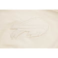 thumbnail image 4 of Men's Josh Allen Oatmeal Buffalo Bills Player Name & Number Neutral Short Sleeve Pullover Hoodie, 4 of 7