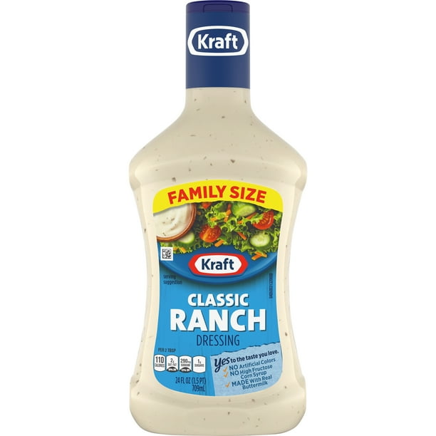 Kraft Classic Ranch Dressing, 24 fl oz Bottle