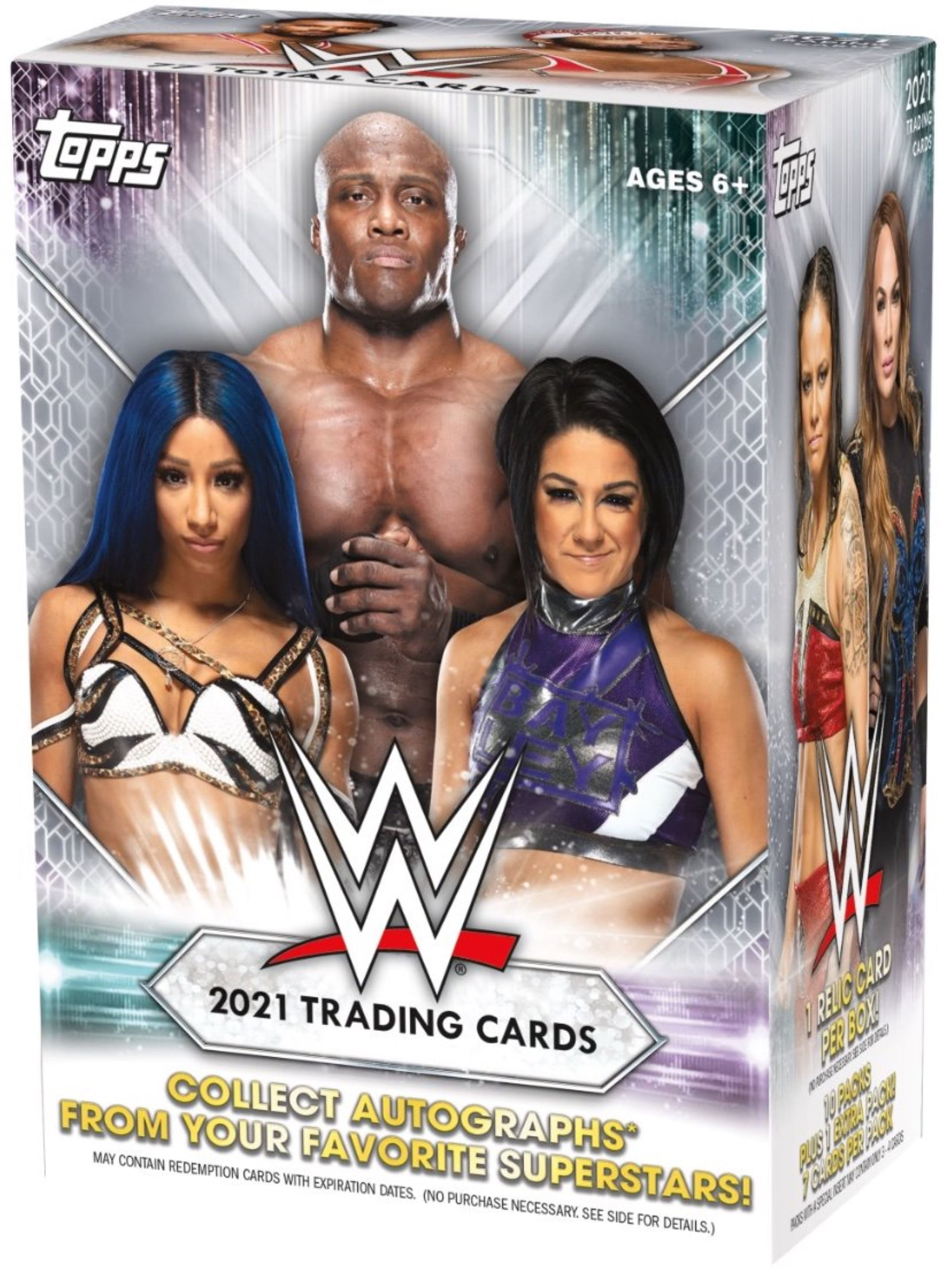 2021 Topps Cards WWE Blaster Box Trading Cards