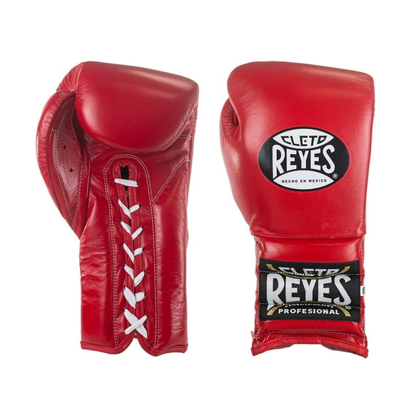 Cleto Reyes Training Gloves with Laces for Men and Women (18oz., Classic Red)
