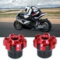 thumbnail image 1 of Fork Frame Slider, Frame Sliders Crash Sliders Protection Motorcycle Crash Protection Wheel Axle Protector  for Cultivate Factory for Motorcycle Silver,Red,Black, 1 of 7