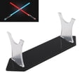 thumbnail image 4 of Desktop Sword Rack, Sword Storage Stand Transparent Brackets Stylish Design Acrylic Material Sturdy and Stable 2 Sets  for Sabres Daggers Wands for End Table, 4 of 7