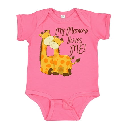 

Inktastic My Memaw Loves Me! Gift Baby Boy or Baby Girl Bodysuit