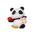 thumbnail image 4 of Figura de panda, adorno de mesa, decoración para el salpicadero del coche, escultura de animal para escritorio, mesa, centro de mesa, sala de estar, Estilo K, 4 of 8