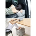 thumbnail image 2 of Inteprter Reposapiés inflable, almohada de aire de doble capa, reposapiés debajo del escritorio para viajes en avión al aire libre, Conjuntos de muebles de dormitorio Azul, 2 of 6