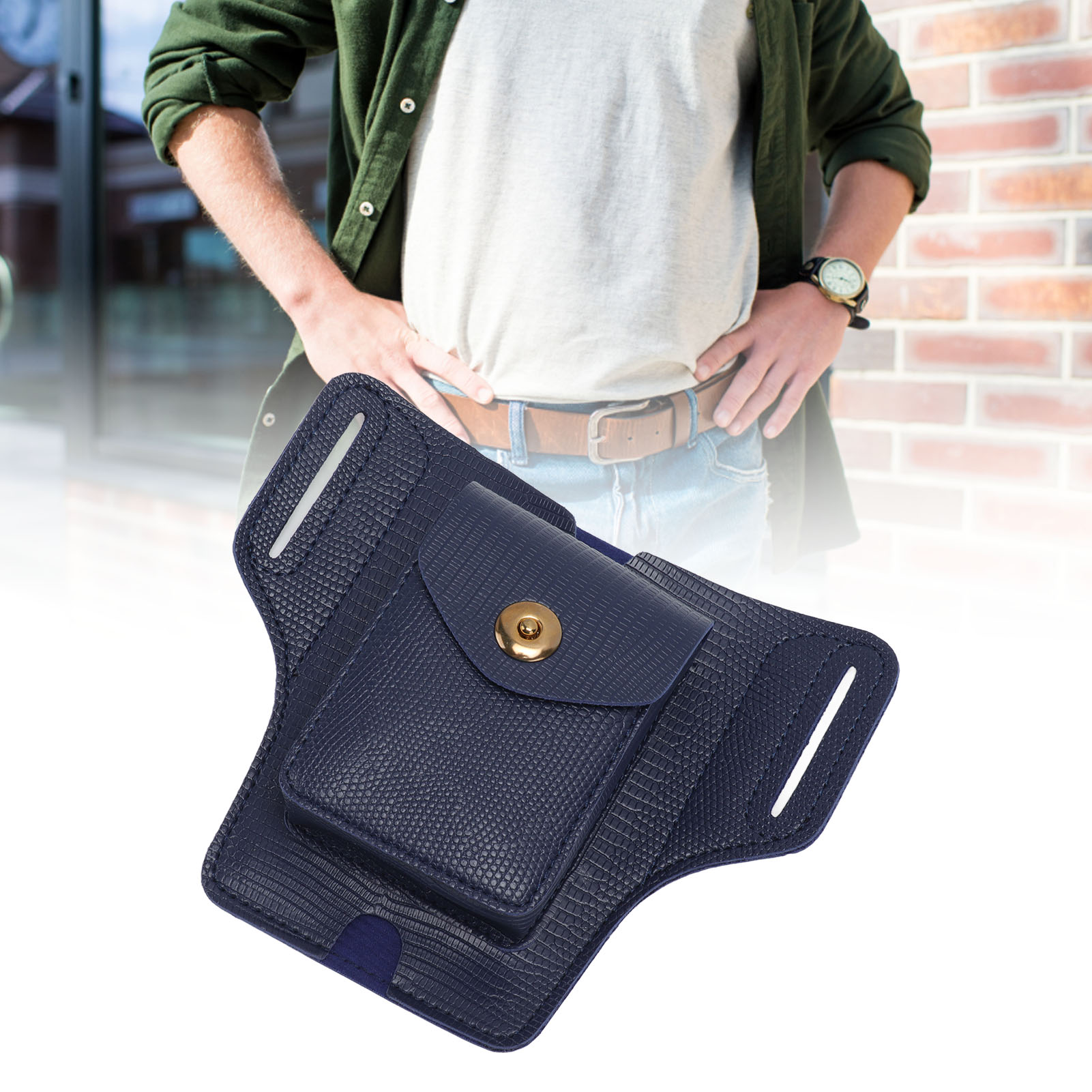 elfbar nachfüll pod läuft aus Etui ceinture iPhone 13 main image 1