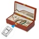 thumbnail image 5 of Cerradura de gancho 1.5" x 1", 12 Paquete de hebilla metálica para caja de joyería, caso de madera, plata, 5 of 7