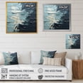thumbnail image 4 of Designart "Blue And Black Glacier In Minimalism I" Glacier Floater Framed Canvas Wall Art, 4 of 5