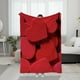 thumbnail image 4 of Puntoco manta de franela suave y cálida para el día de San Valentín, adecuada para la decoración del sofá cama, ideal para regalos navideños, 4 of 5