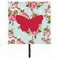 thumbnail image 2 of Caroline's Treasures BB1045-RS-BU-SH4 Butterfly Shabby Chic Blue Roses Leash or Key Holder, Blue, Single Hook, multicolor, 2 of 2